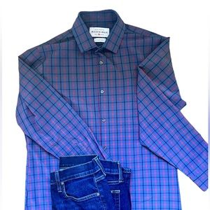 Men’s Mizze + Main Dress Shirt XL Trim Fit